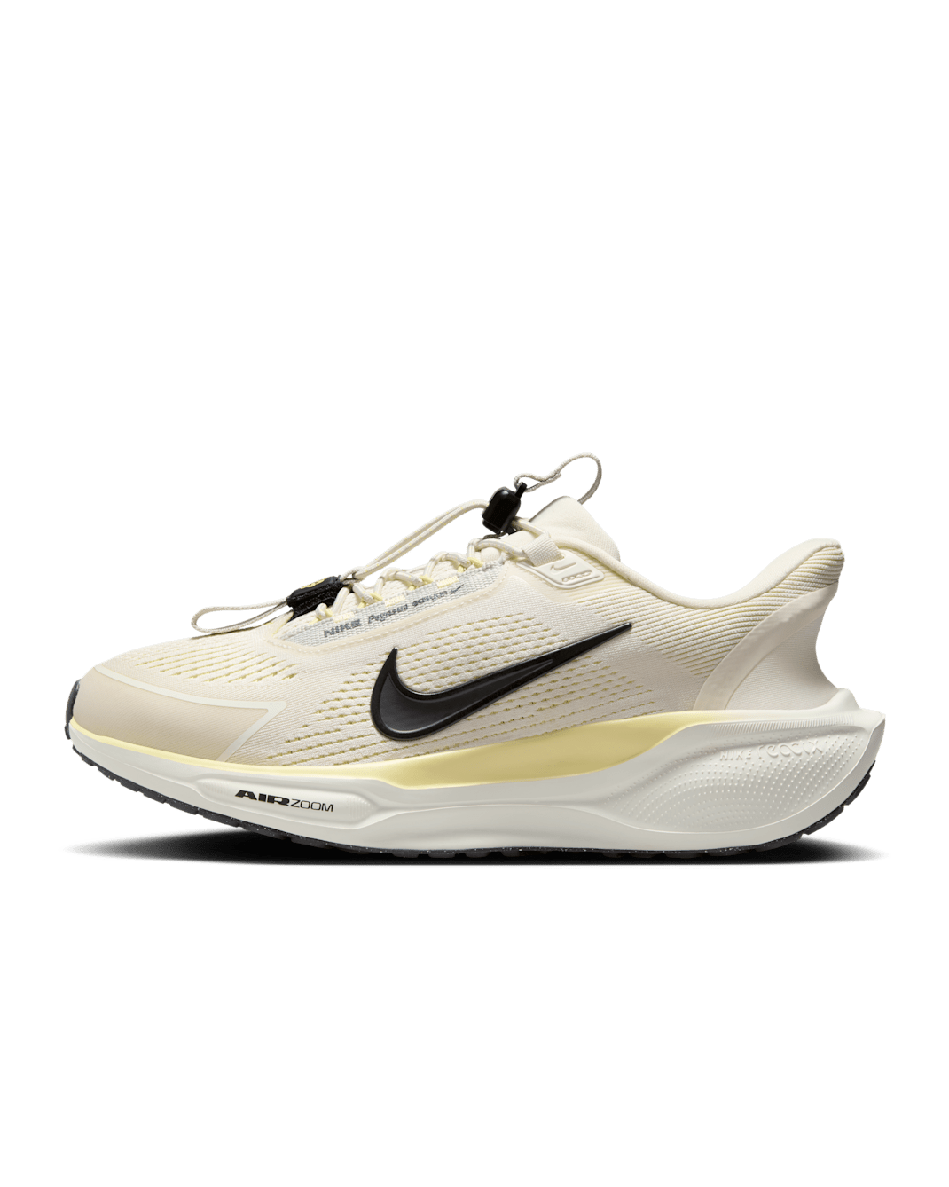 รองเท้าวิ่งโร้ดรันนิ่งผู้หญิง Nike Pegasus EasyOn - Pale Ivory/Soft Yellow/Light Bone/ดำ