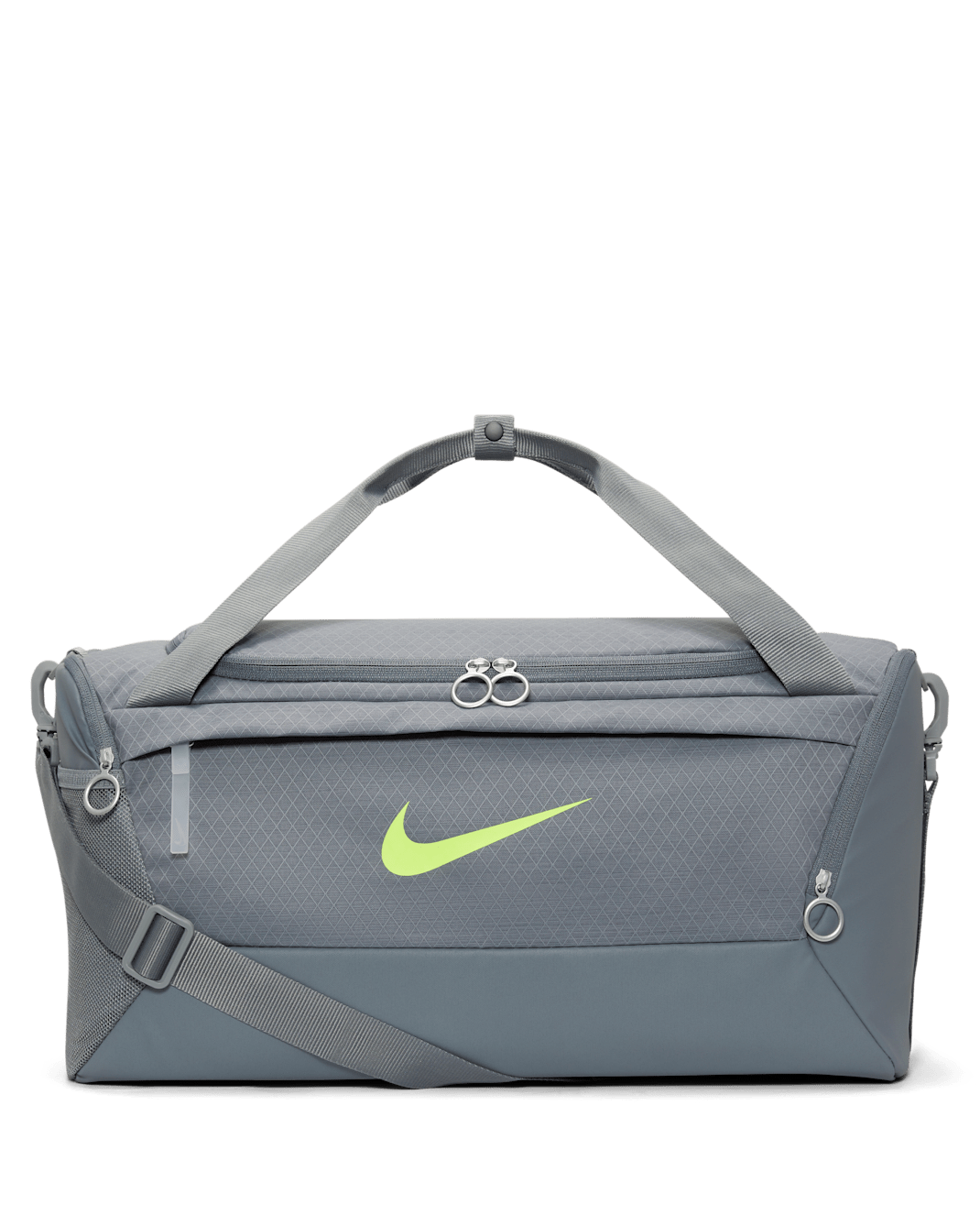 กระเป๋า Duffel เทรนนิ่งสำหรับอากาศหนาว Nike Brasilia (ขนาดเล็ก, 41 ล.) - Smoke Grey/Smoke Grey/Volt