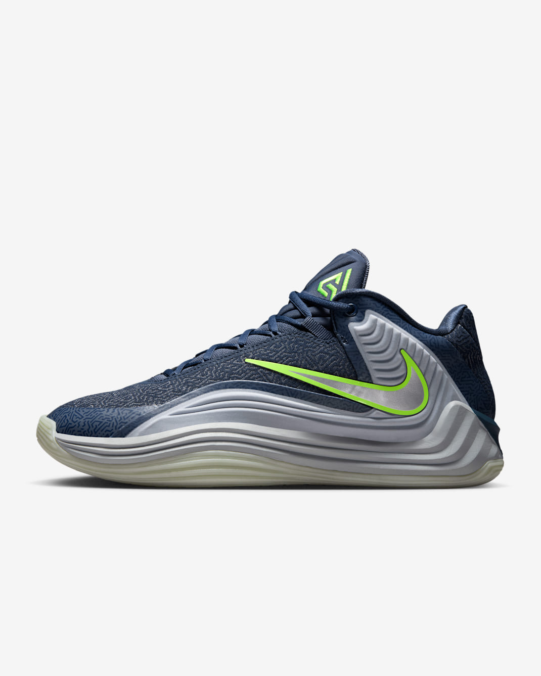 Giannis Freak 7 'Night Shift' basketbalschoenen - Thunder Blue/Wolf Grey/Midnight Navy/Phantom