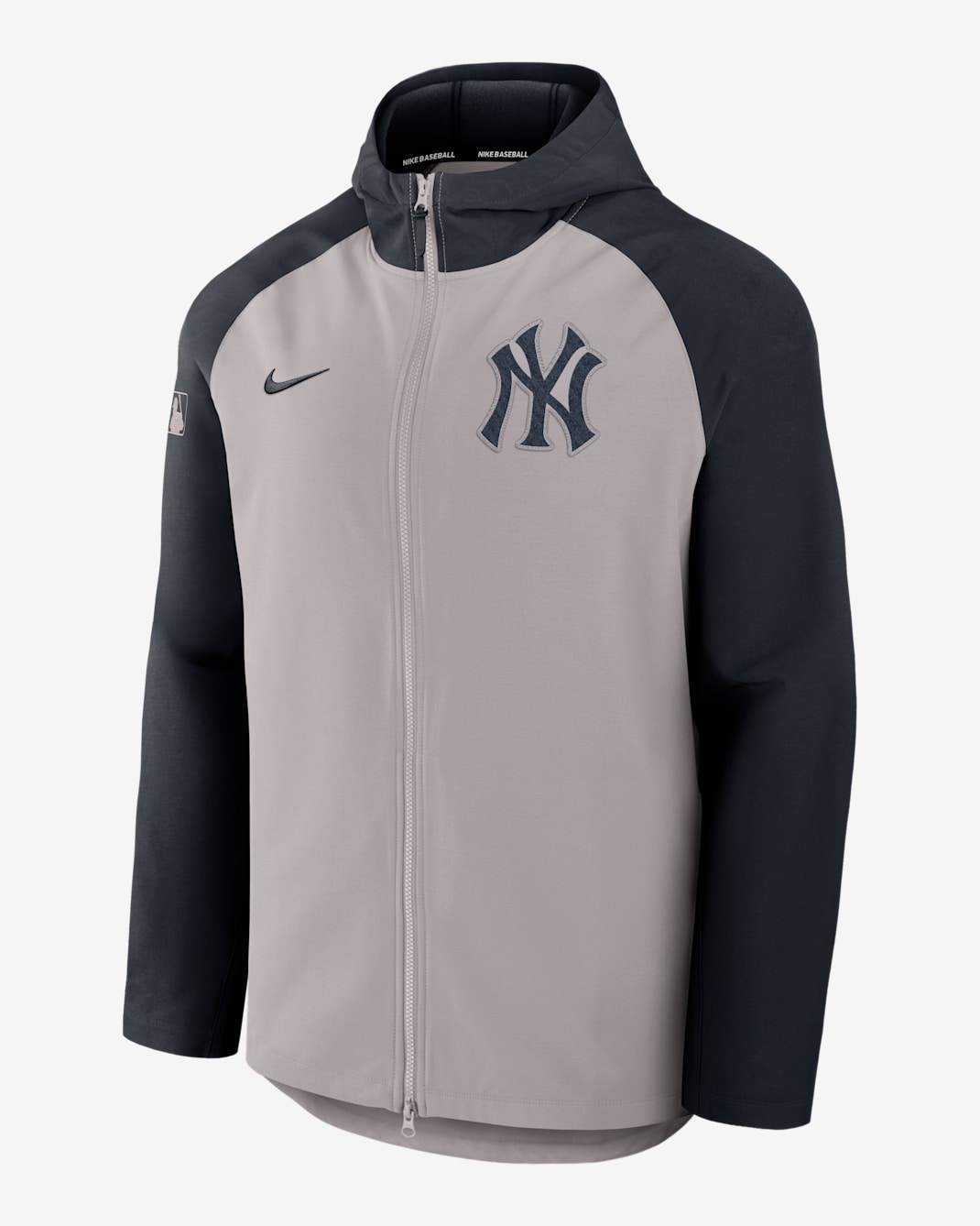 New York Yankees Authentic Collection Men’s Nike Therma MLB Full-Zip Jacket - Grey