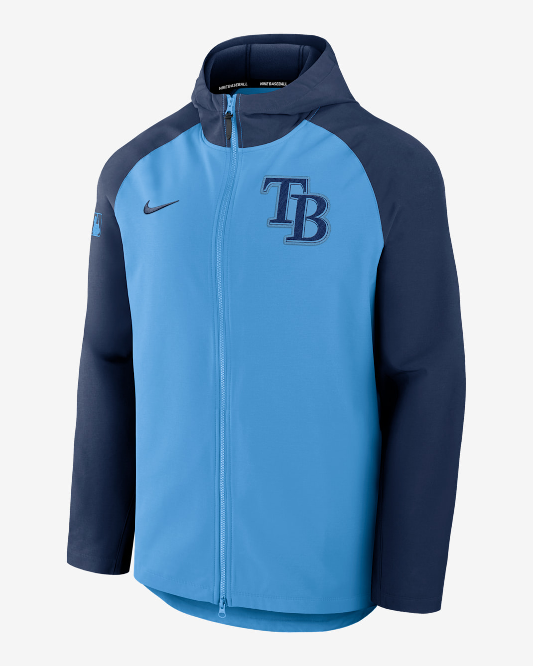 Tampa Bay Rays Authentic Collection Men’s Nike Therma MLB Full-Zip Jacket - Light Blue