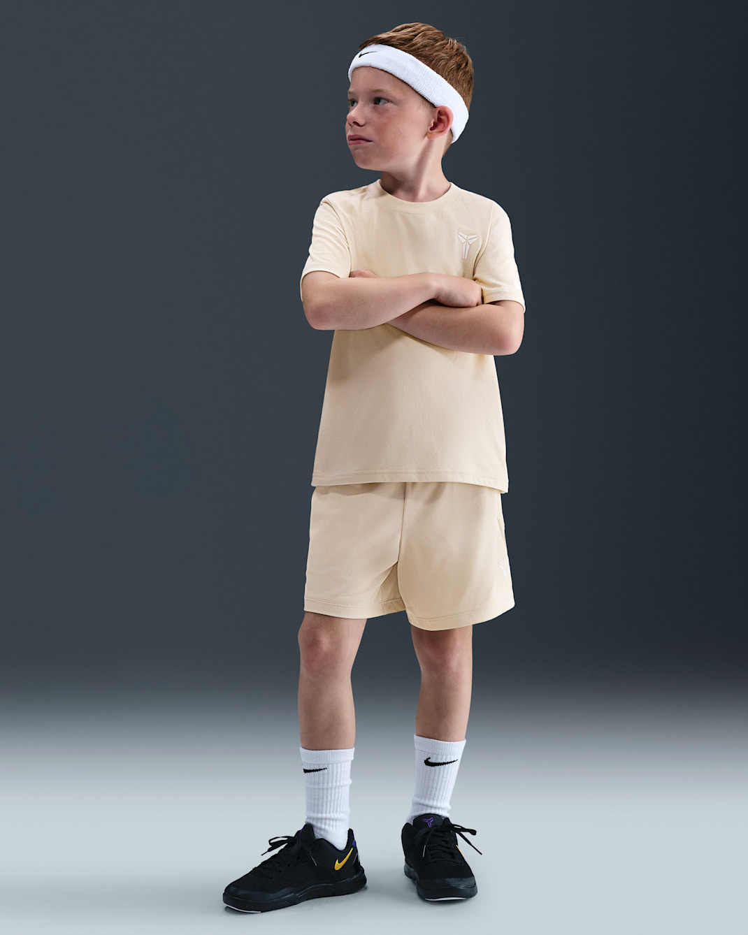 Nike Dri-FIT Kobe Bryant Little Kids' Shorts - Sanddrift