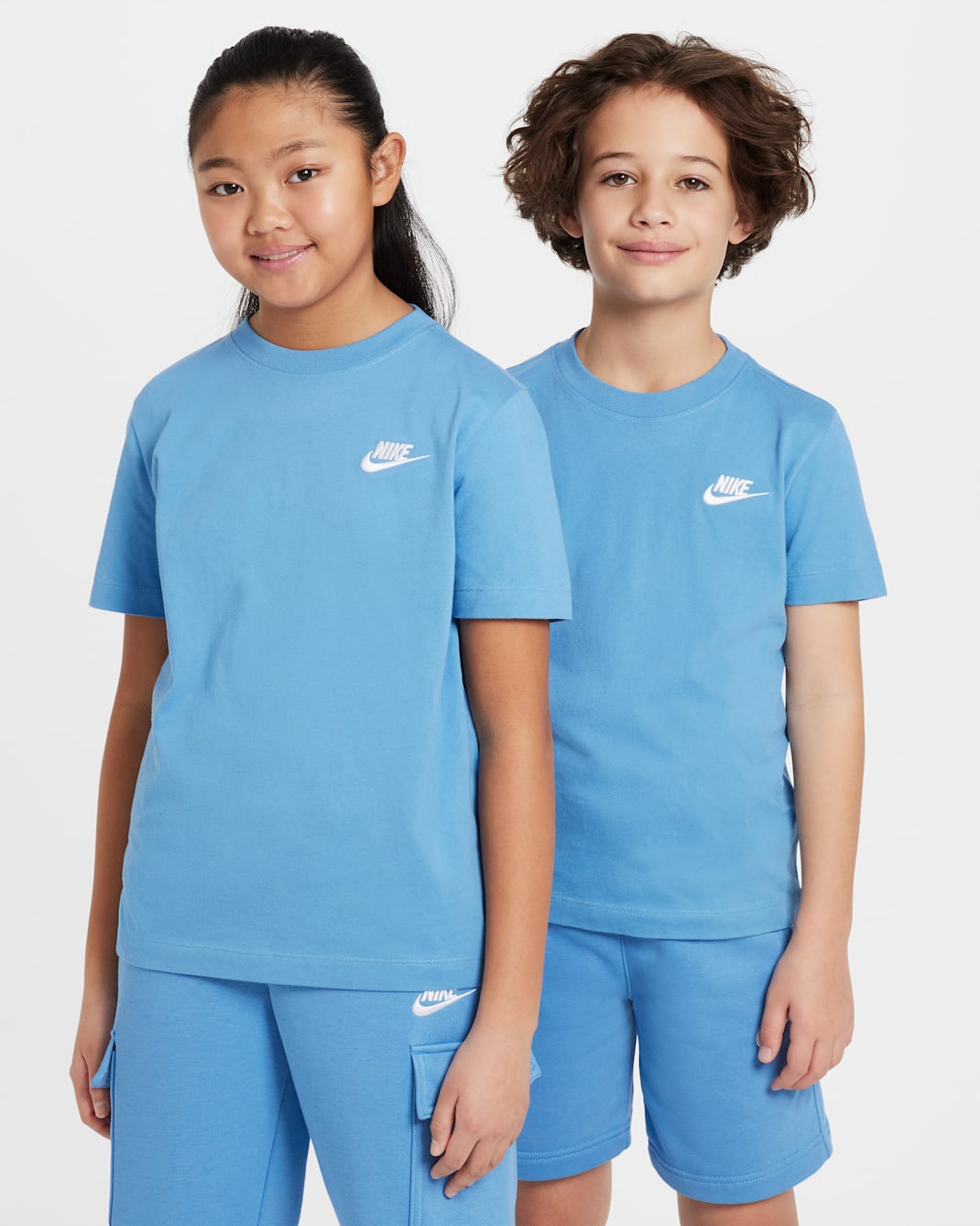 Nike Sportswear T-skjorte til store barn - Blue Beyond