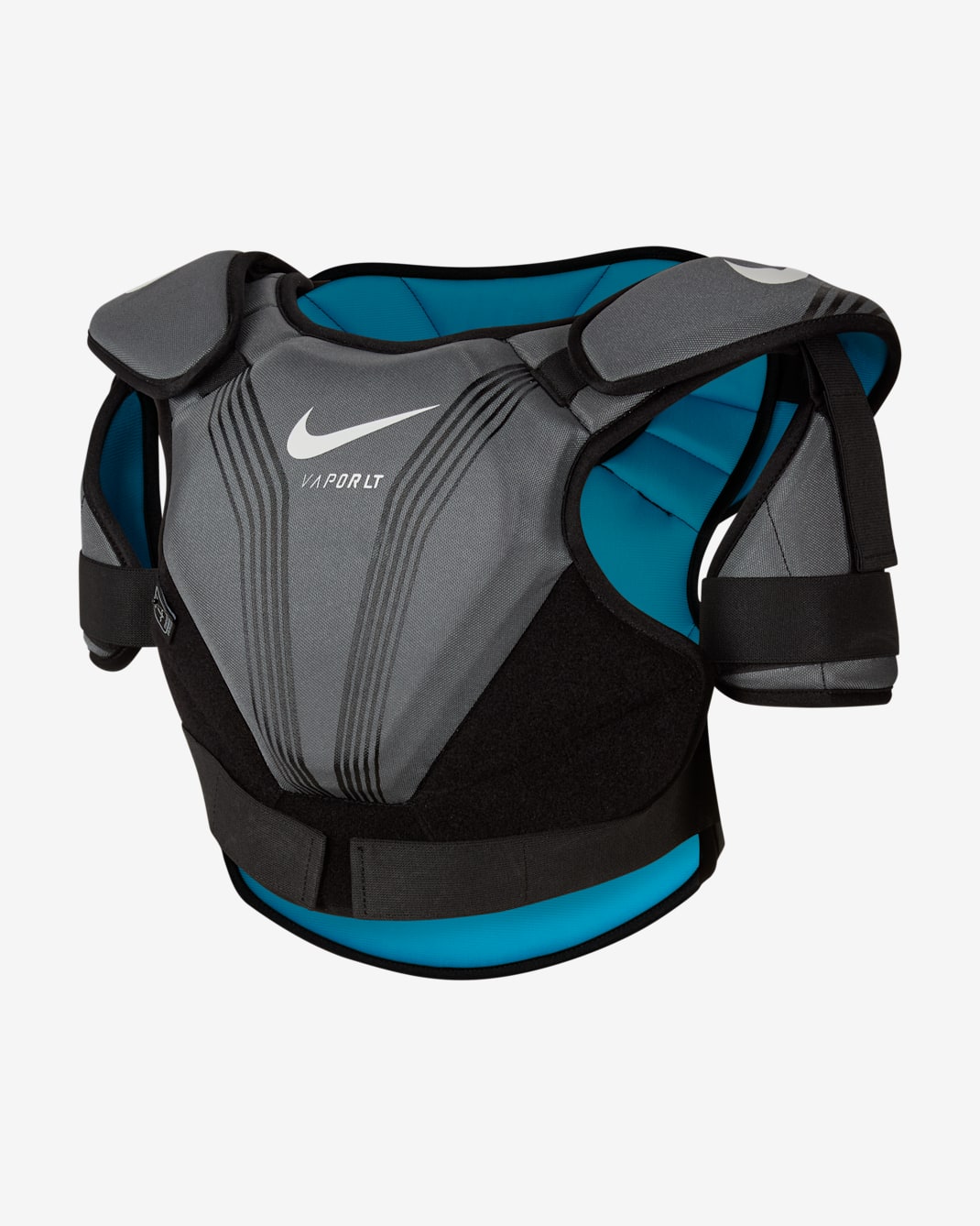 Nike Vapor LT Big Kids' Lacrosse Shoulder Pads - Black