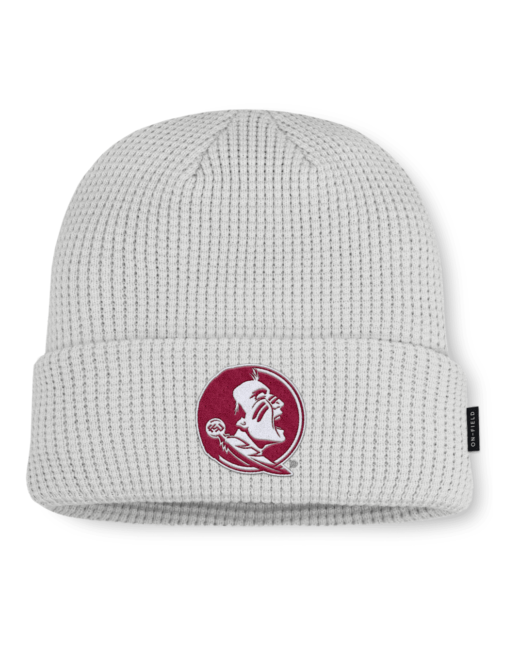 Gorro con dobladillo universitario Nike para hombre Florida State Utility Off-Field - Gris