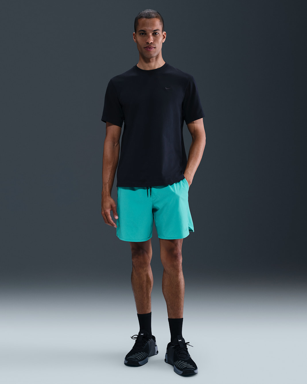 Shorts versátiles Dri-FIT de 18 cm sin forro para hombre Nike Unlimited - Cactus empolvado/Negro/Cactus empolvado