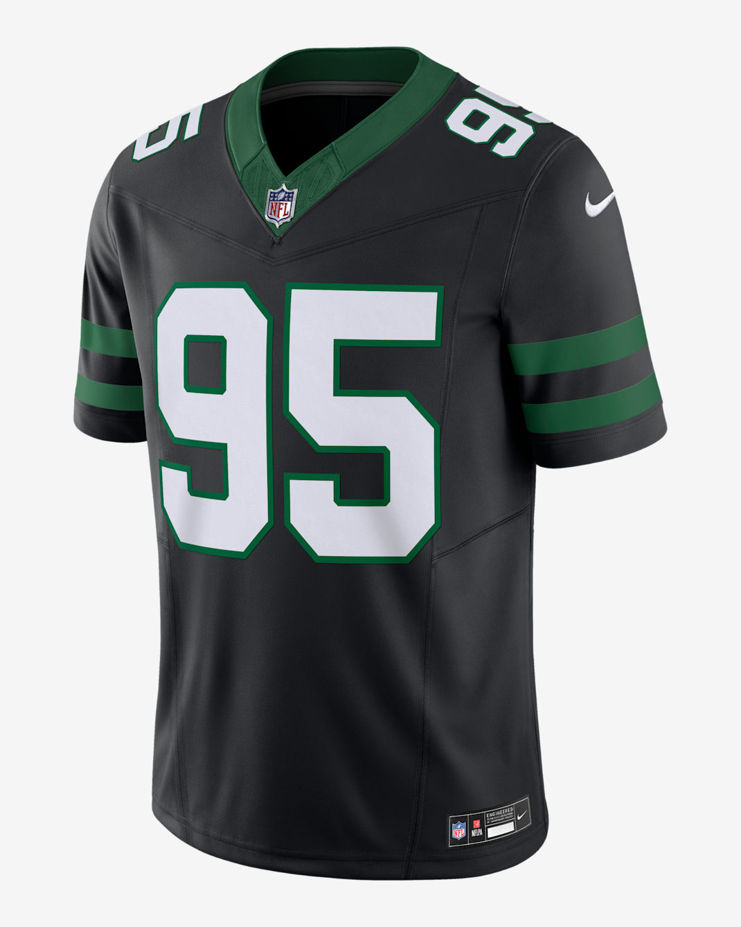 Jersey de fútbol americano Nike Dri-FIT de la NFL Limited para hombre Quinnen Williams New York Jets - Negro