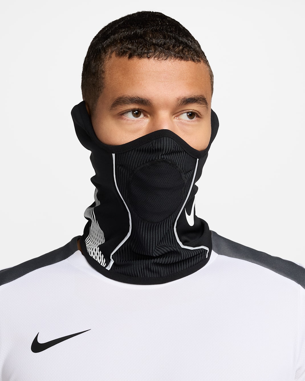 Snood de foot Dri-FIT Nike Academy - Noir/Blanc/Blanc