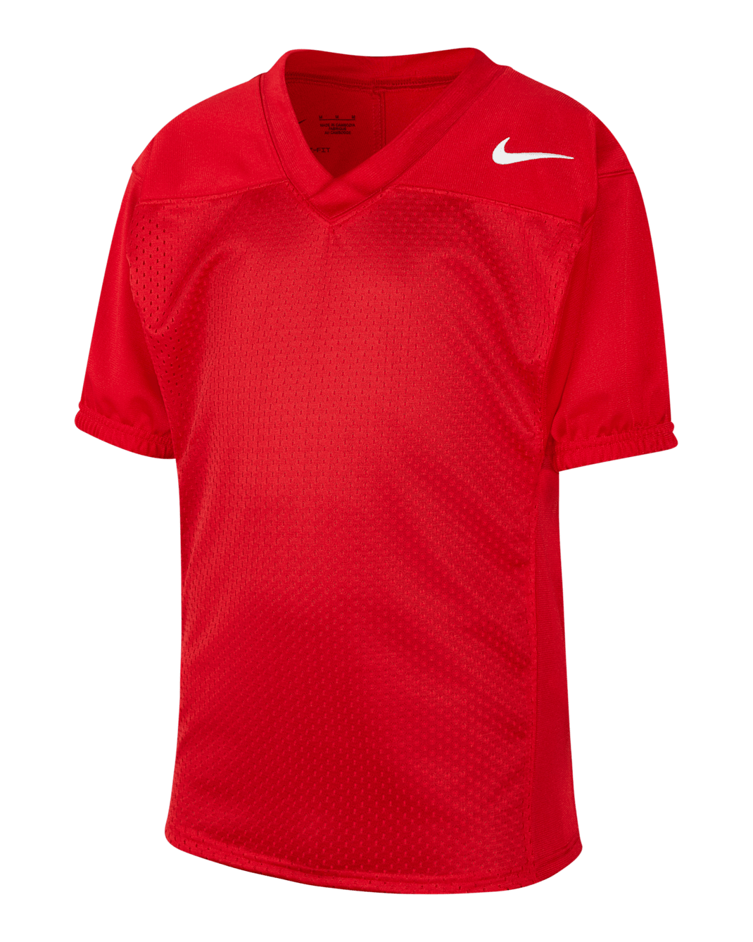 Jersey de fútbol americano para niños talla grande Nike Practice - Escarlata team/Blanco team