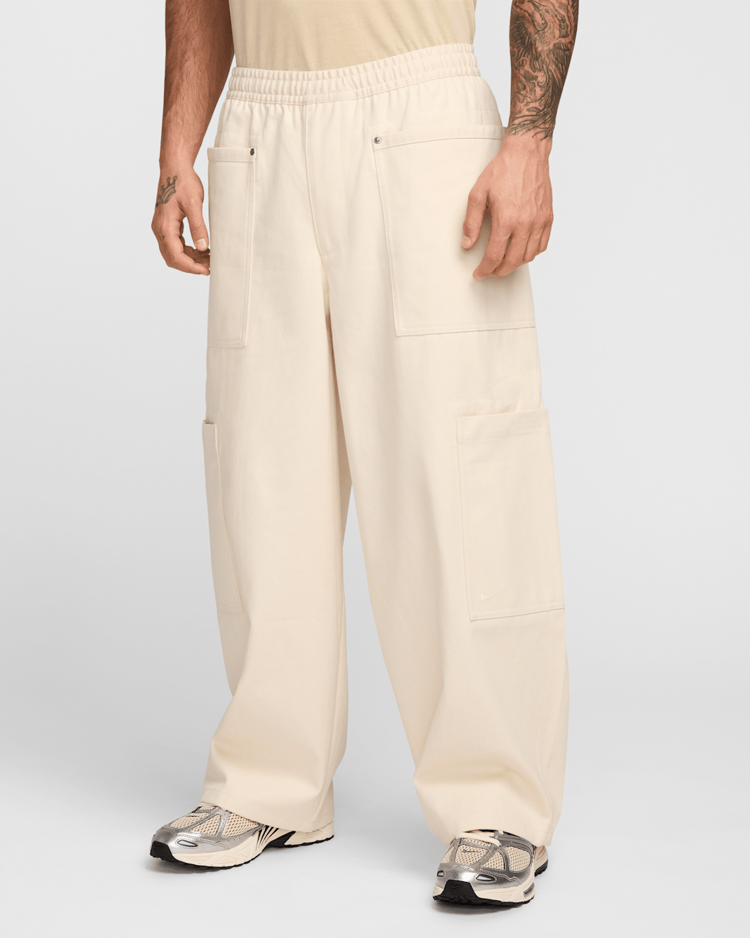 Nike Life Men's Utility Pants - Pure/Pure