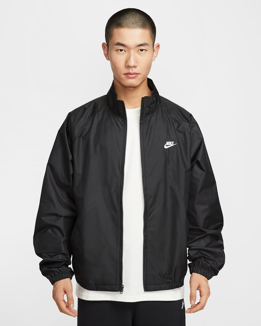 Nike Sportswear Club Men's Roscoe Full-Zip Jacket - Black/White