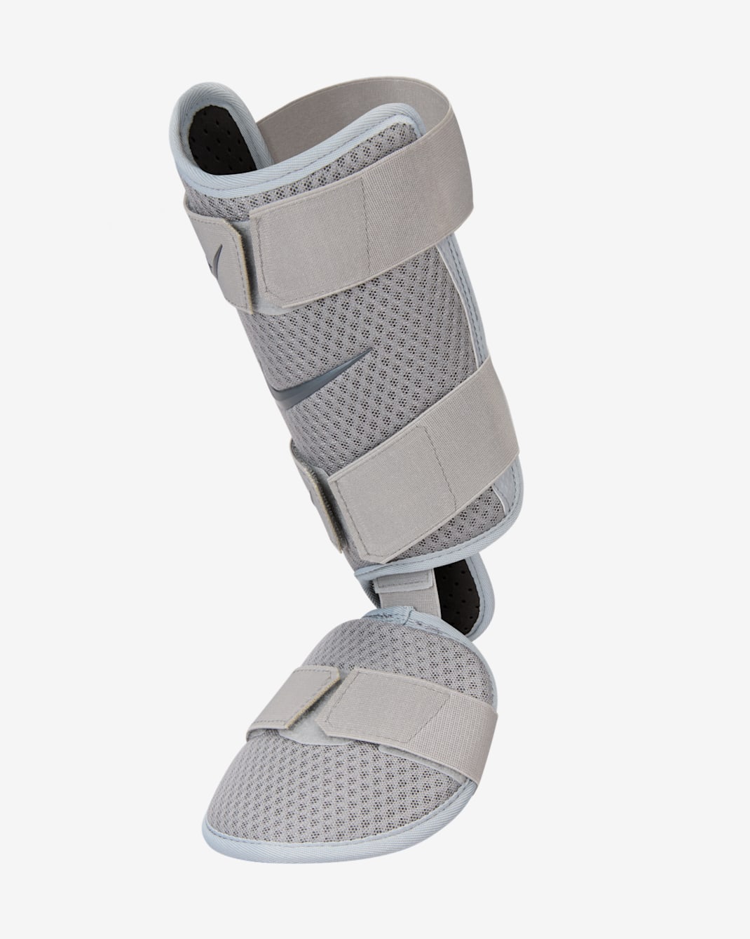 Protección de pierna para bateador de béisbol Nike Diamond (bateador diestro) - Gris lobo