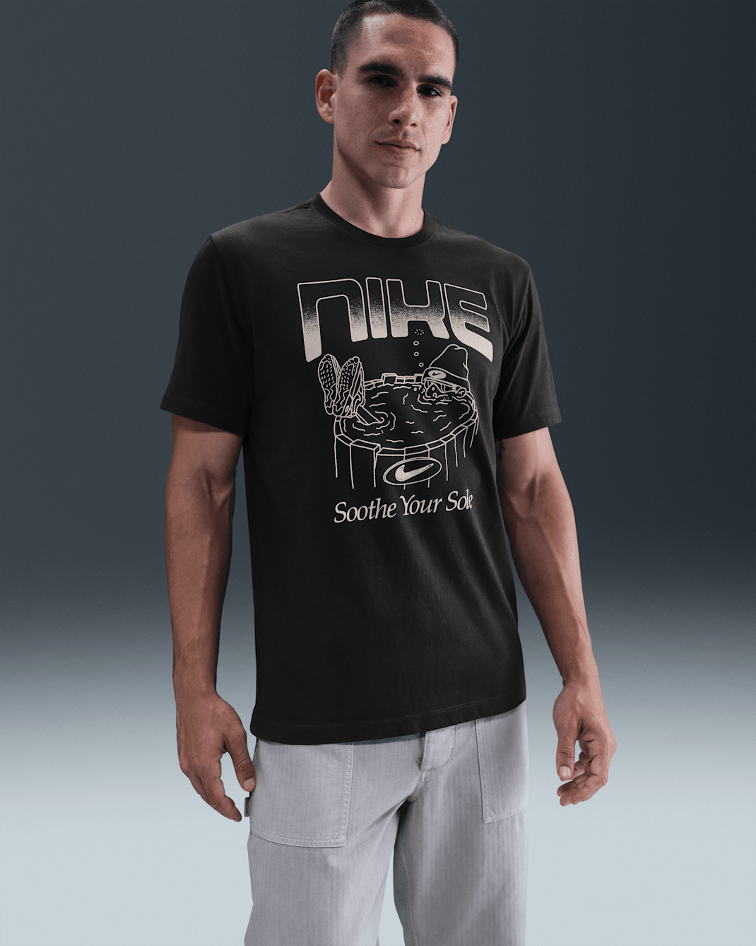 T-shirt Nike Sportswear - Off Noir