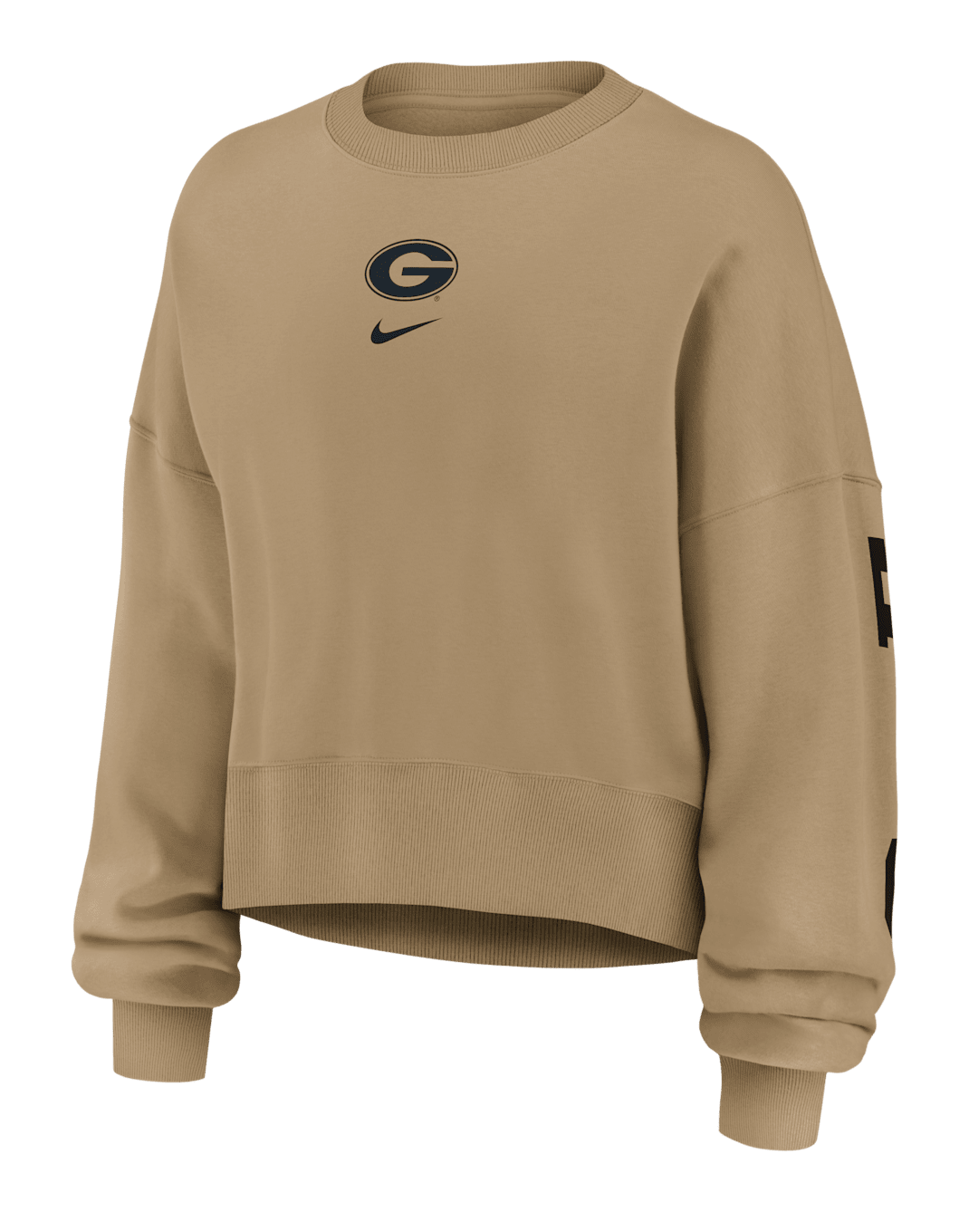Georgia Phoenix 2-Hit Women's Nike College Pullover Crew - Parachute Beige