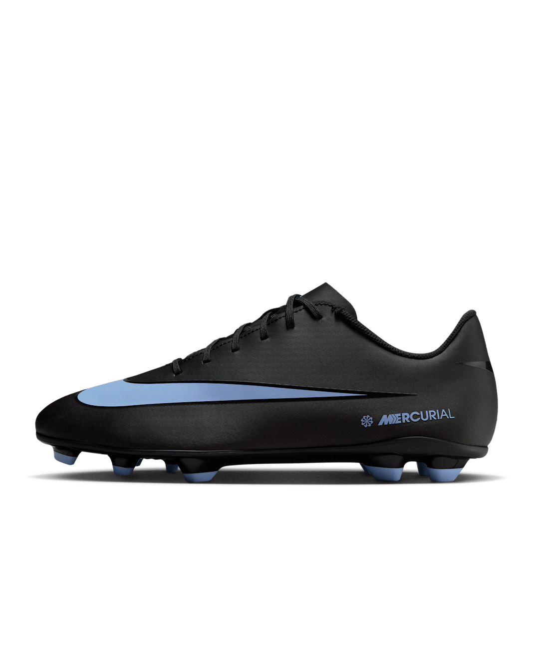 Nike Mercurial Vapor 16 Club Multi-Ground Low-Top Football Boot - Black/Ice Blue