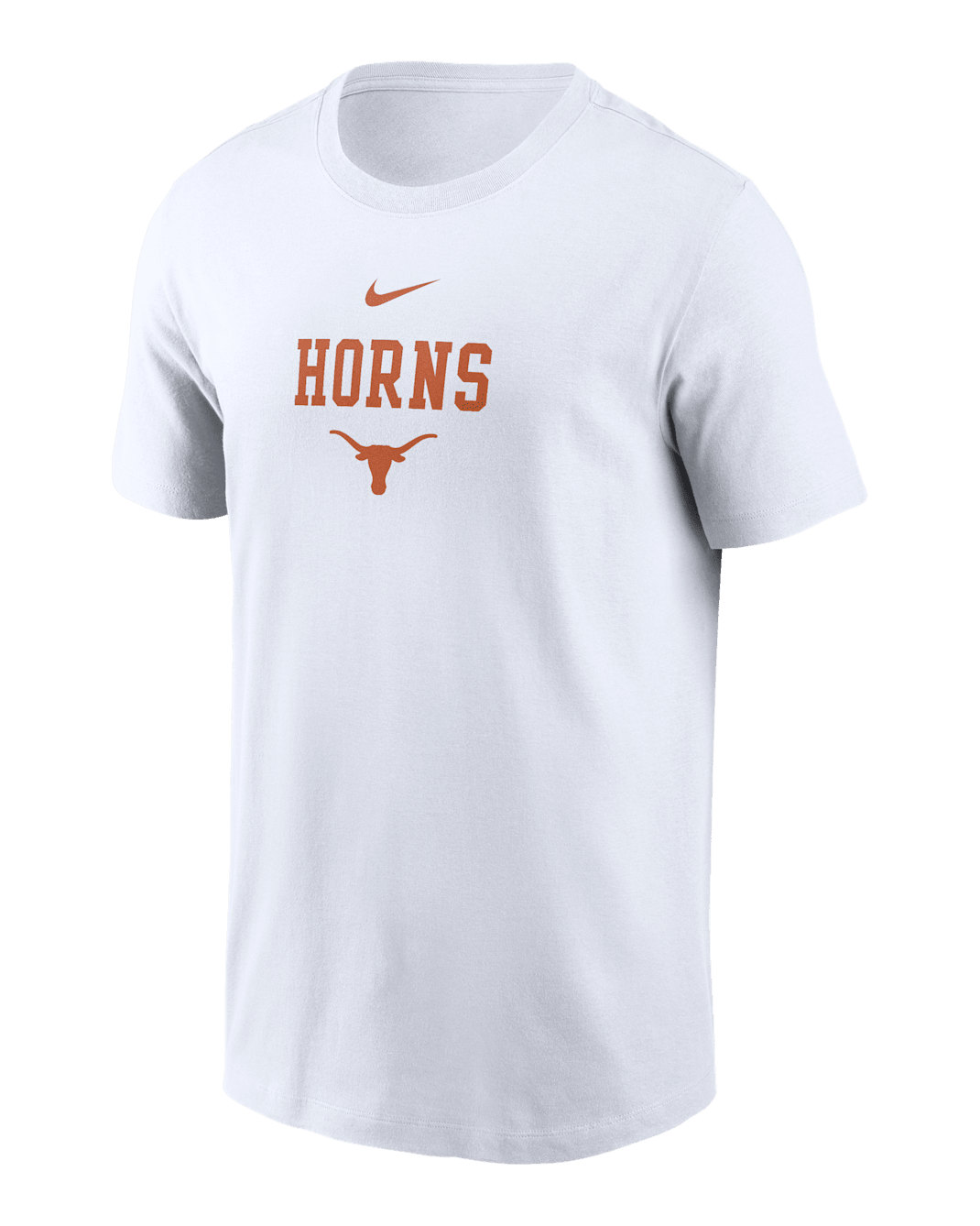 Texas 2-Hit Stacked Men's Nike College T-Shirt - White
