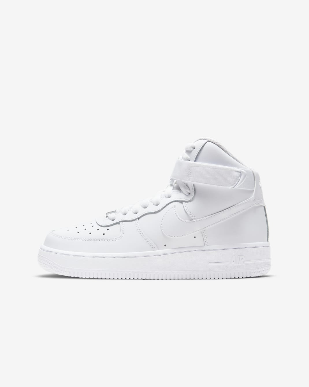 Tenis para niños grandes Nike Air Force 1 High LE - Blanco/Blanco