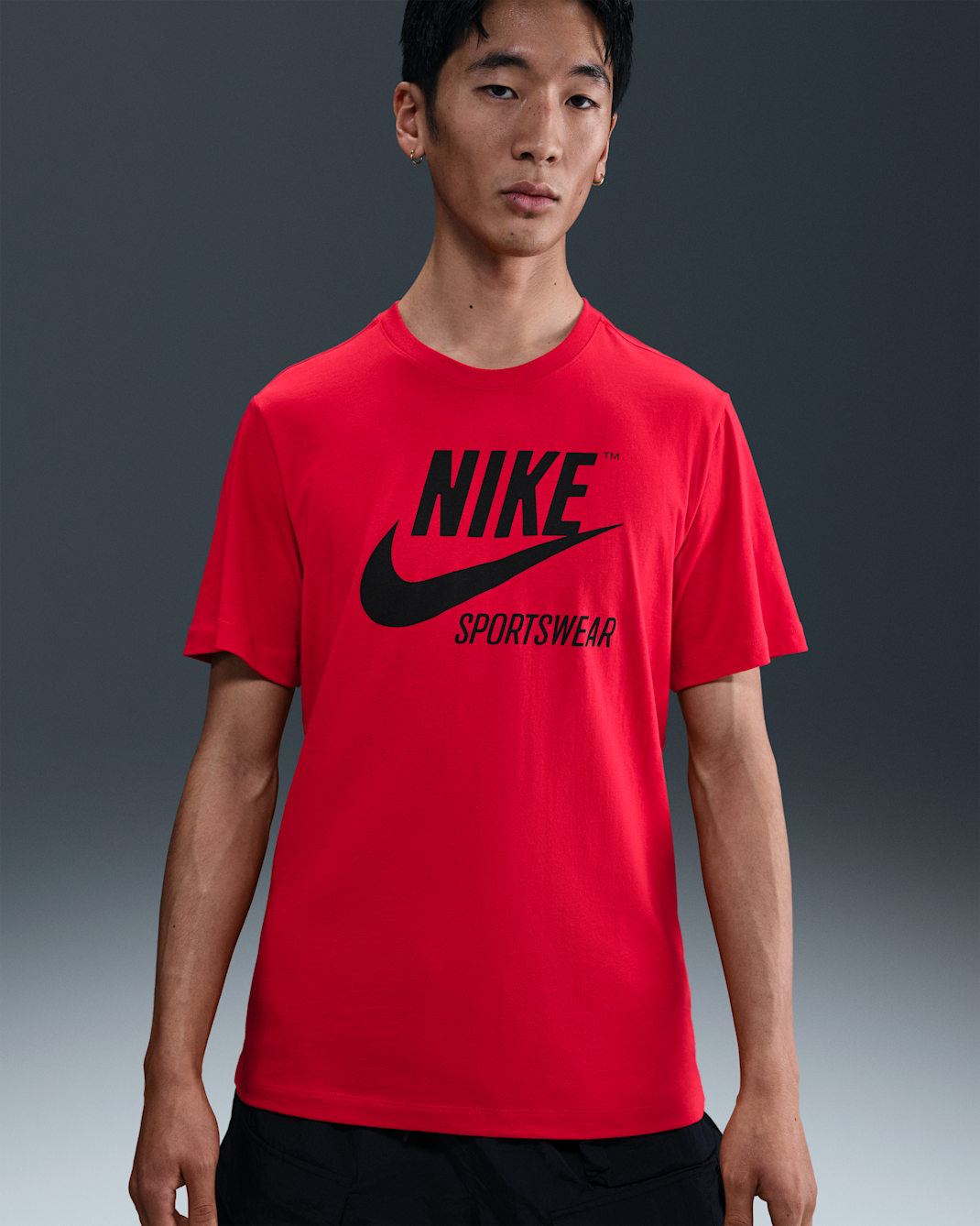 ナイキ スポーツウェア メンズ Tシャツ - ユニバーシティレッド/ブラック