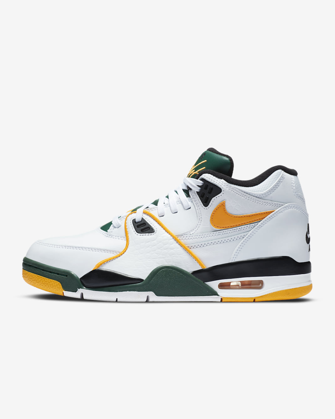 Chaussure Nike Air Flight 89 pour Homme - Blanc/Fir/Noir/Del Sol