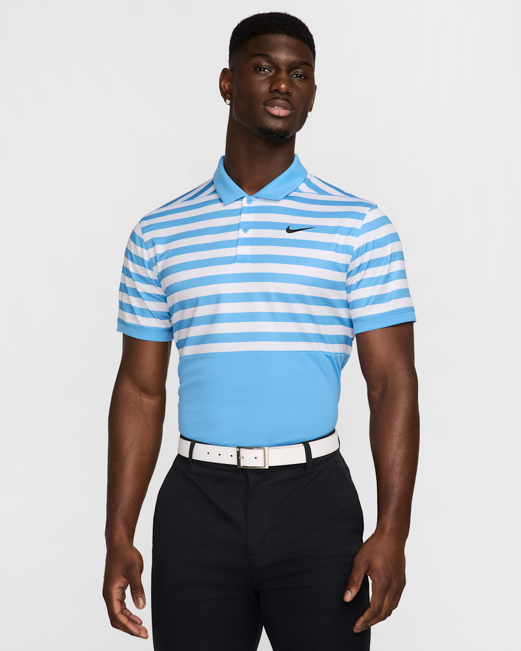 Nike Victory+ Men's Dri-FIT Golf Polo - Blue Beyond/Black