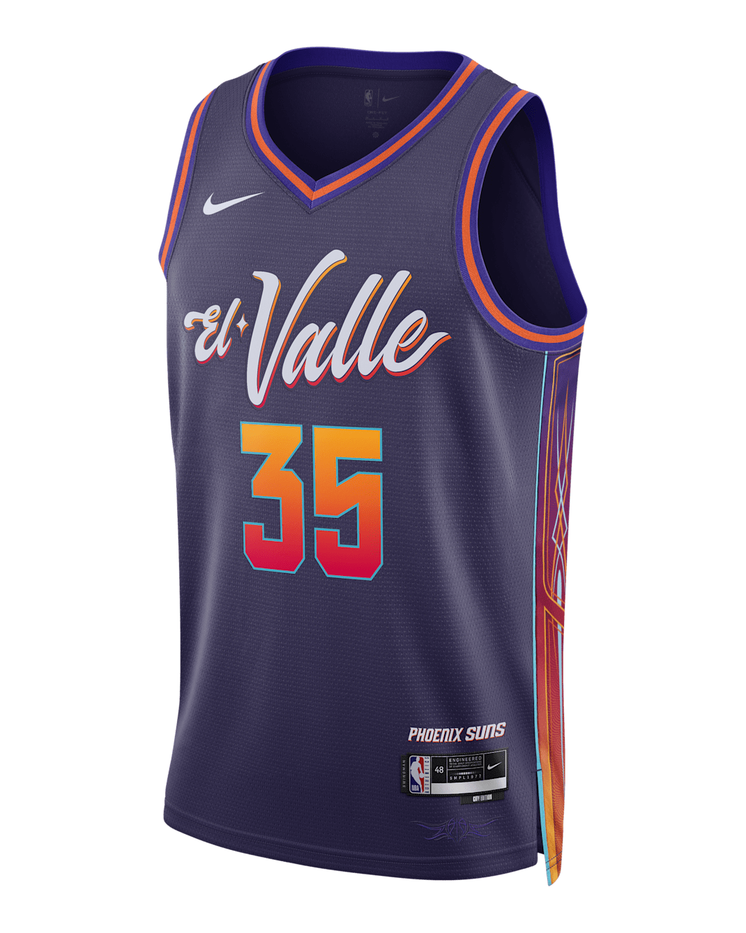 Kevin Durant Phoenix Suns City Edition 2023/24 Men's Nike Dri-FIT NBA Swingman Jersey - Ink