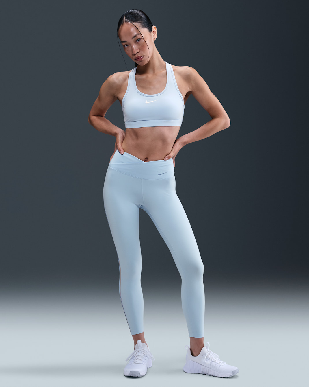 Nike One Women's High-Waisted 7/8 Leggings - Celestine Blue/Work Blue