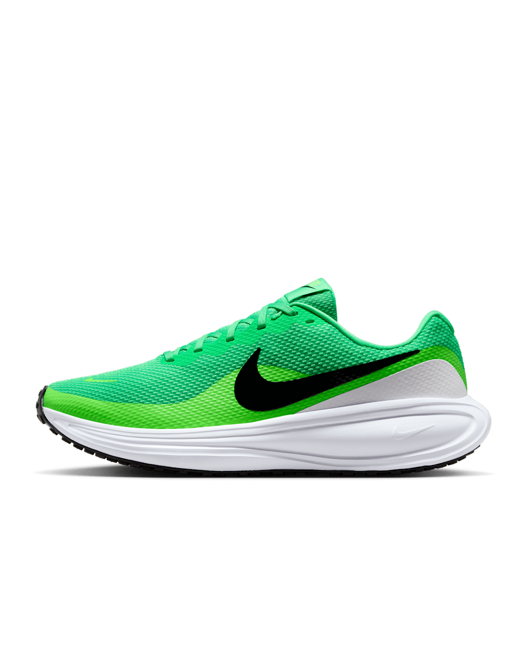 Nike Revolution 8 Men's Road Running Shoes - Green Shock/Green Strike/White/Black