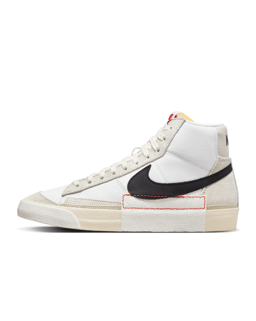 Nike Blazer Mid Pro Club Men's Shoes - White/Light Bone/Summit White/Black