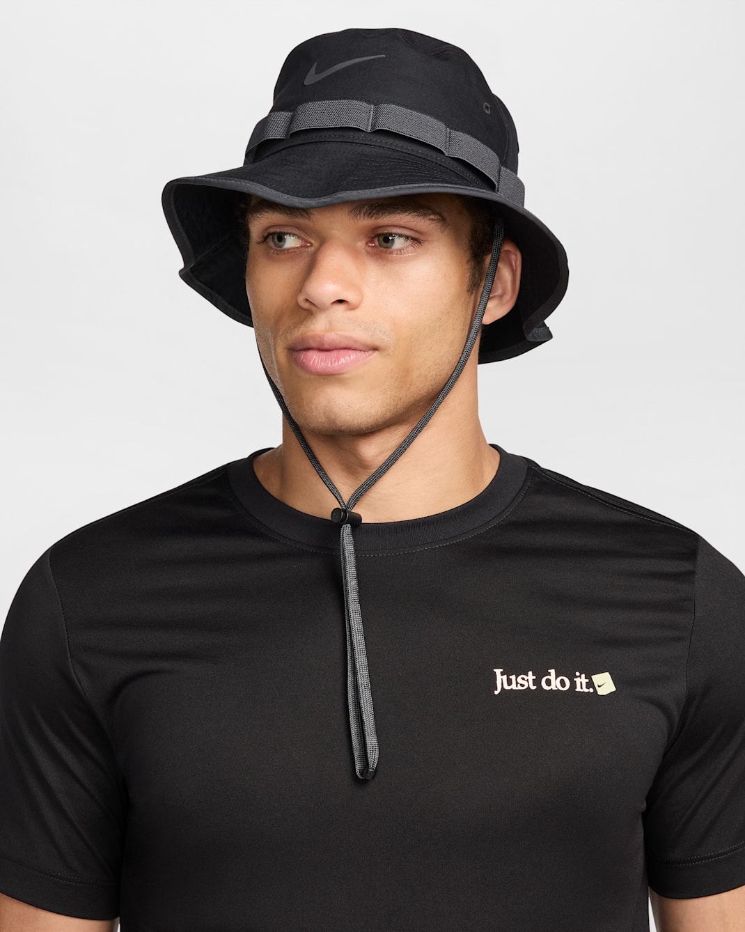 Gorro tipo pescador Dri-FIT Nike Apex - Negro/Antracita/Antracita/Antracita