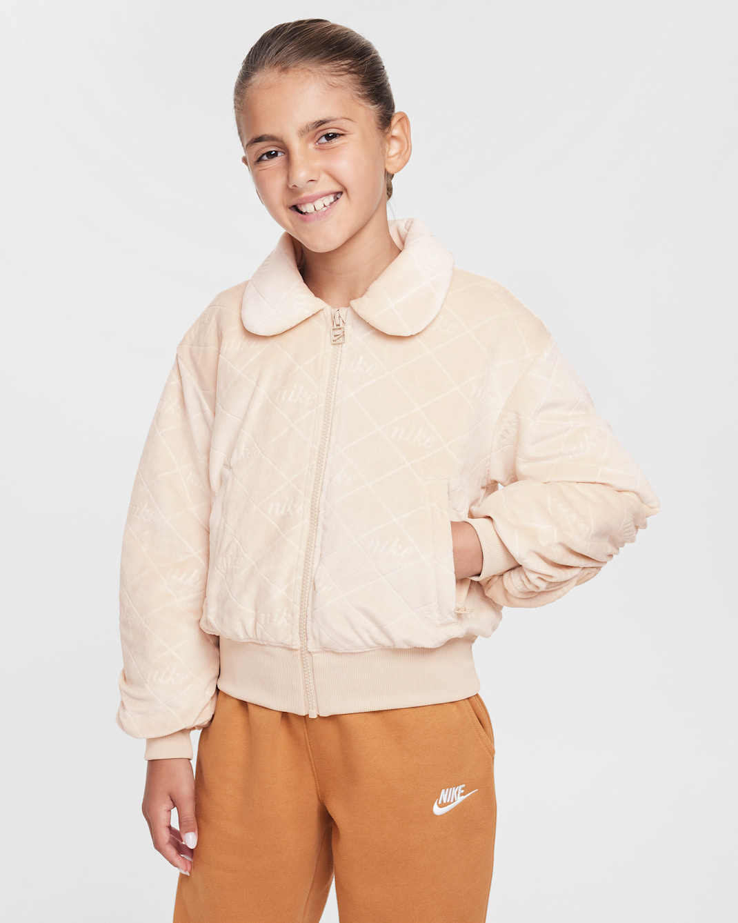 Chamarra para niñas talla grande Nike Sportswear - Duna