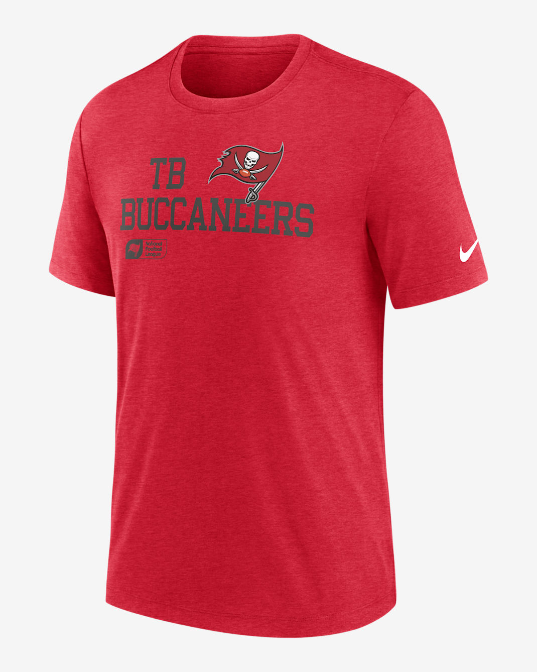 Tampa Bay Buccaneers Overlap Lockup Men's Nike NFL T-Shirt - Red