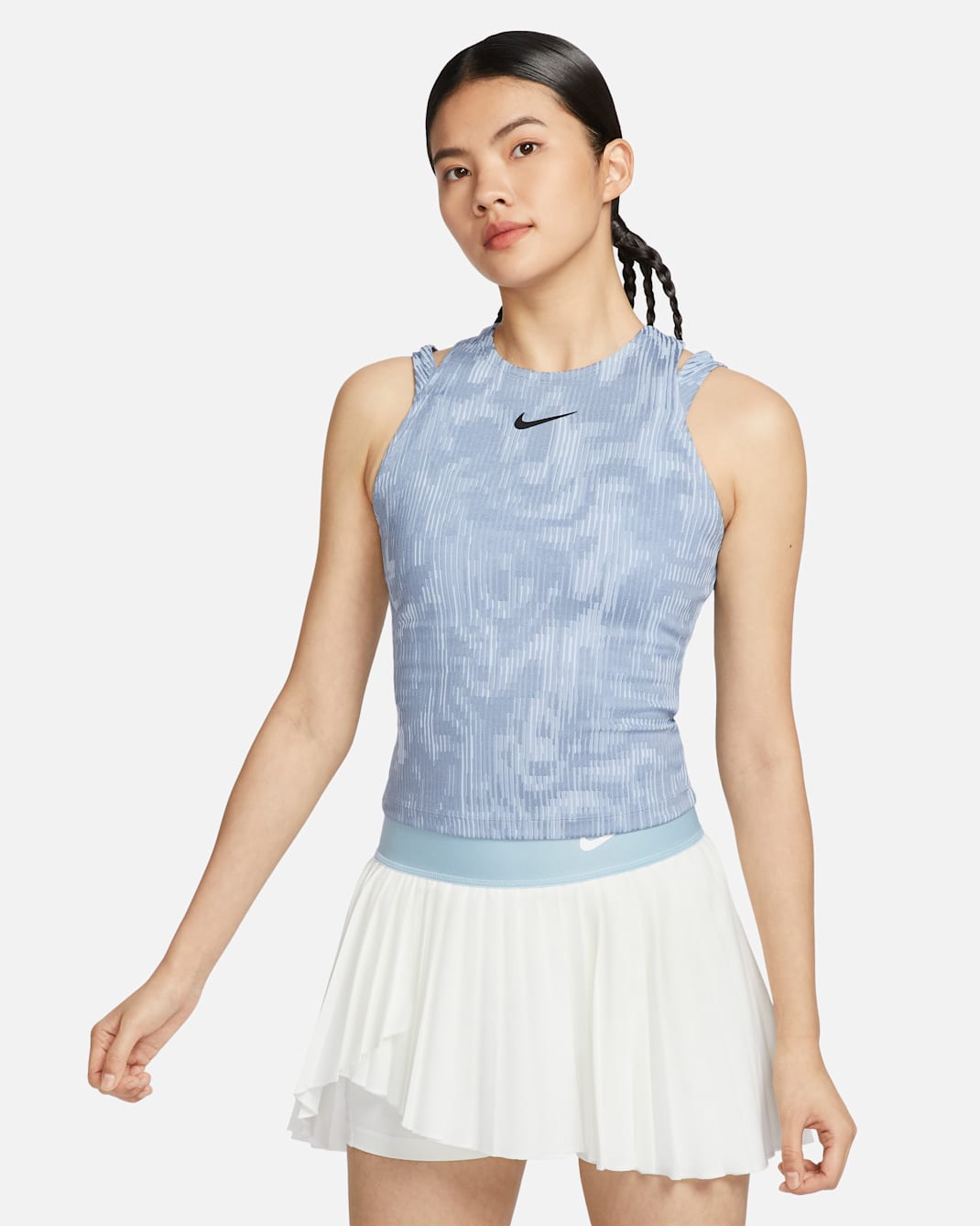 NikeCourt Slam Women's Tank Top - Ashen Slate/Black