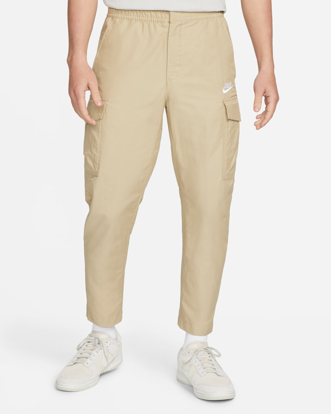 Nike Sportswear Men's Unlined Utility Cargo Trousers - Limestone/White