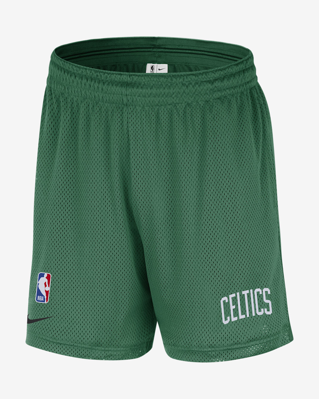 Shorts Nike de malla de la NBA para hombre Boston Celtics - Trébol