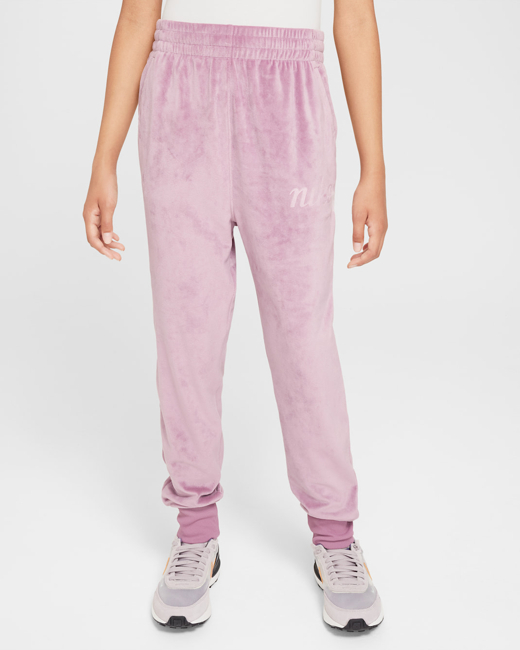 Nike Sportswear Girls' Joggers - Plum Dust/Platinum Violet