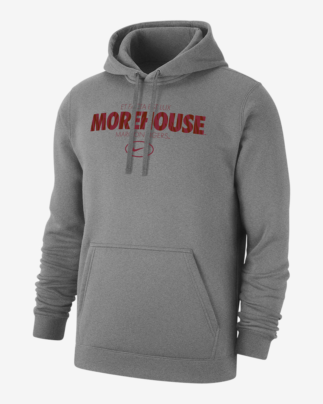 Nike College Club Fleece (Morehouse College) Men's Air Max Hoodie - Dark Grey Heather