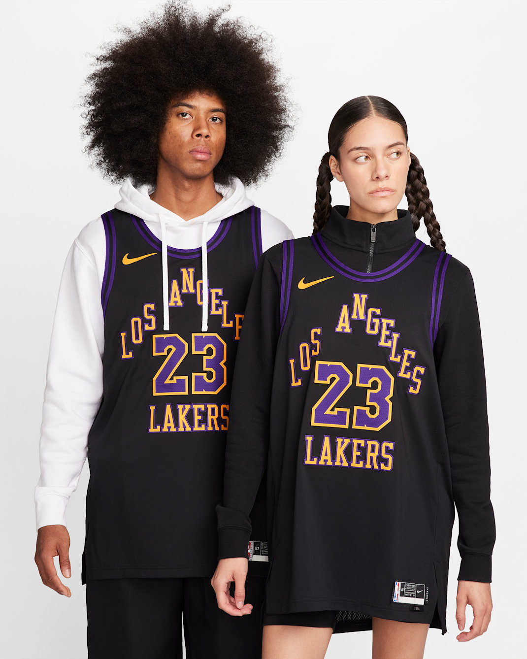 Lebron James Los Angeles Lakers City Edition Men's Nike Dri-FIT ADV NBA Authentic Jersey - Black