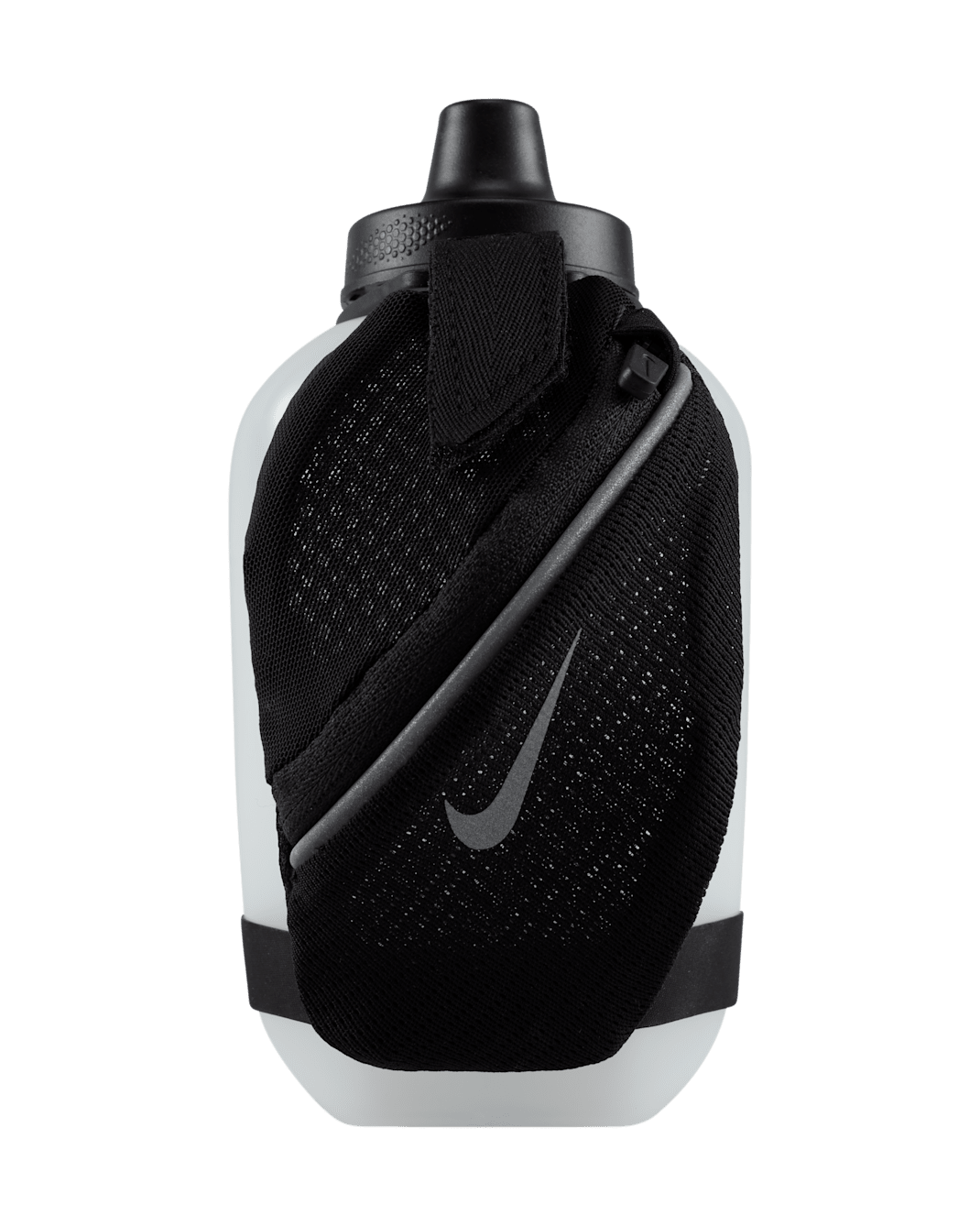 Botella de agua de mano Nike Stride de 355 ml - Negro