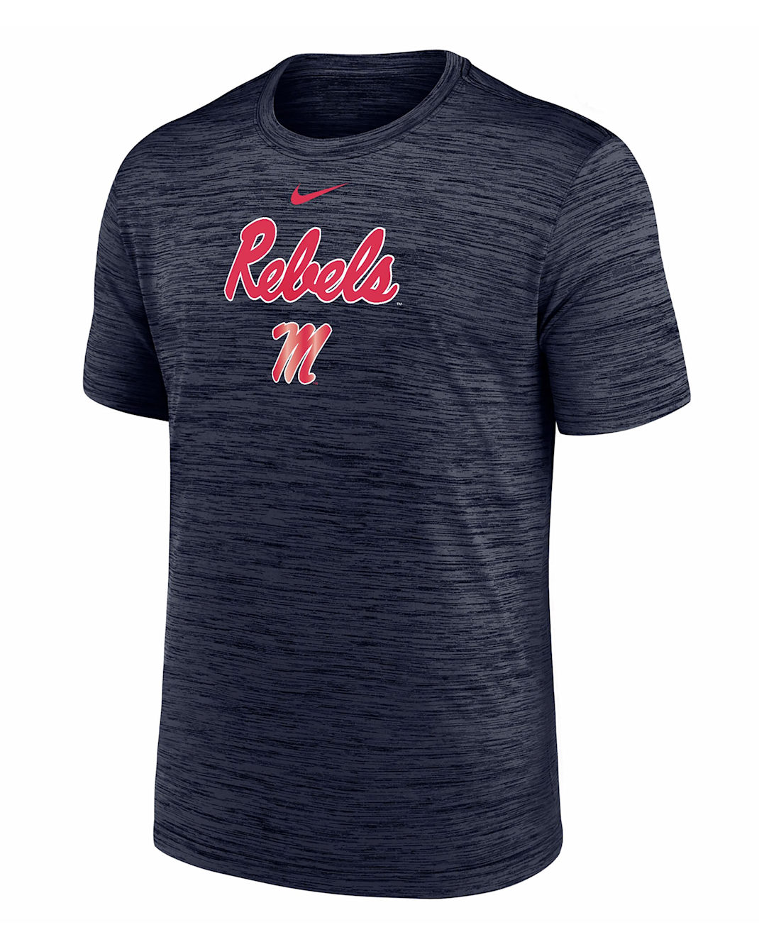 Ole Miss Rebels Men's Nike Velocity Dri-FIT T-Shirt - College Navy