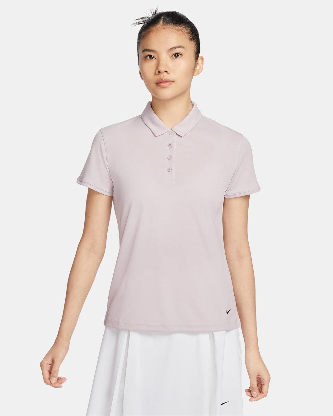 Nike Dri-FIT Victory Women's Golf Polo - Platinum Violet/Black