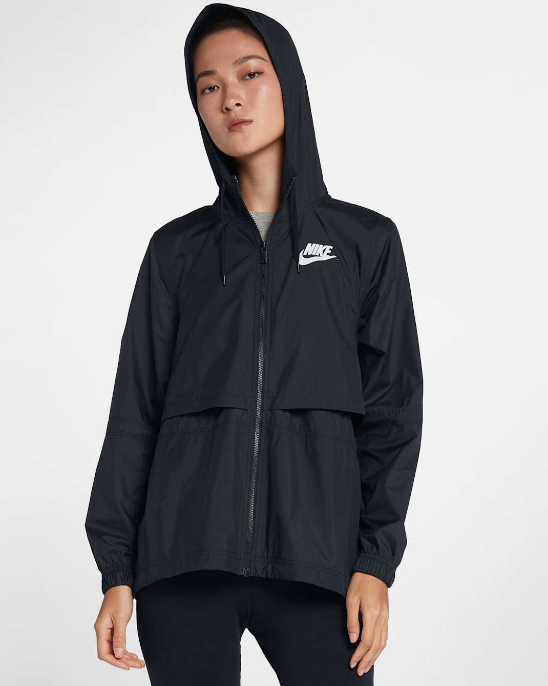 Nike Sportswear Repel Women's Woven Jacket - Black/Black/Black/White