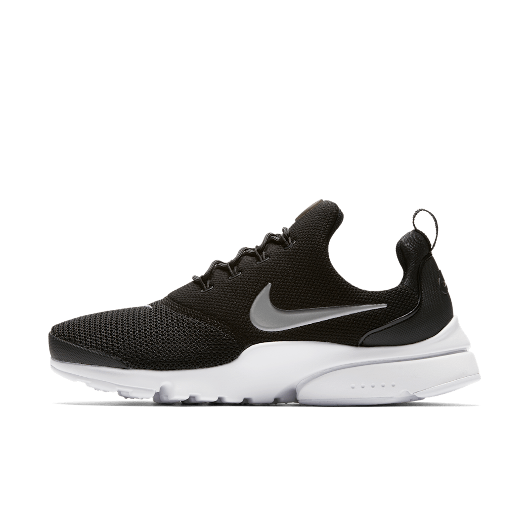 Buty damskie Nike Presto Fly - Czerń/Biel/Metallic Silver