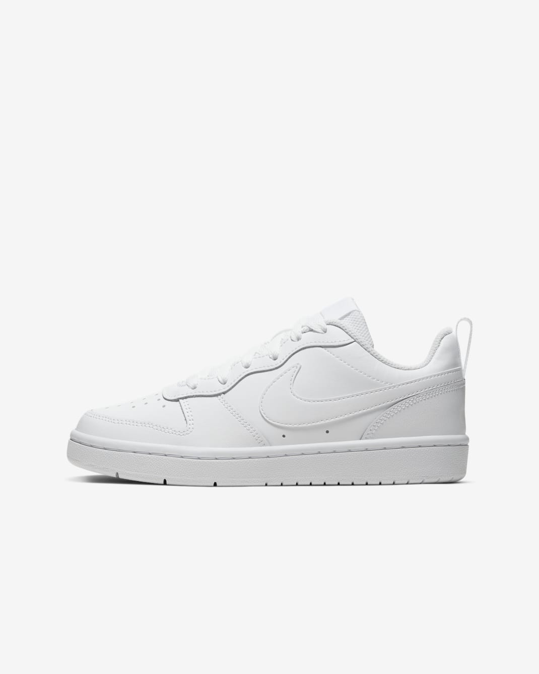 Nike Court Borough Low 2 Older Kids' Shoes - White/White/White