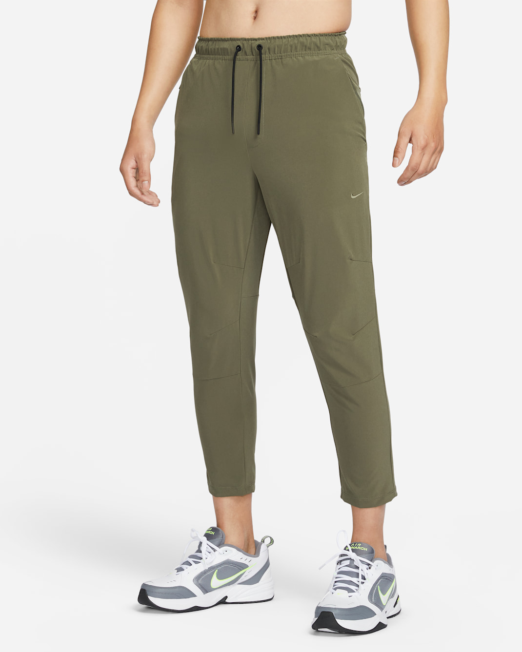 Nike Unlimited 男款 Dri-FIT 直筒多功能長褲 - Medium Olive/黑色/Medium Olive