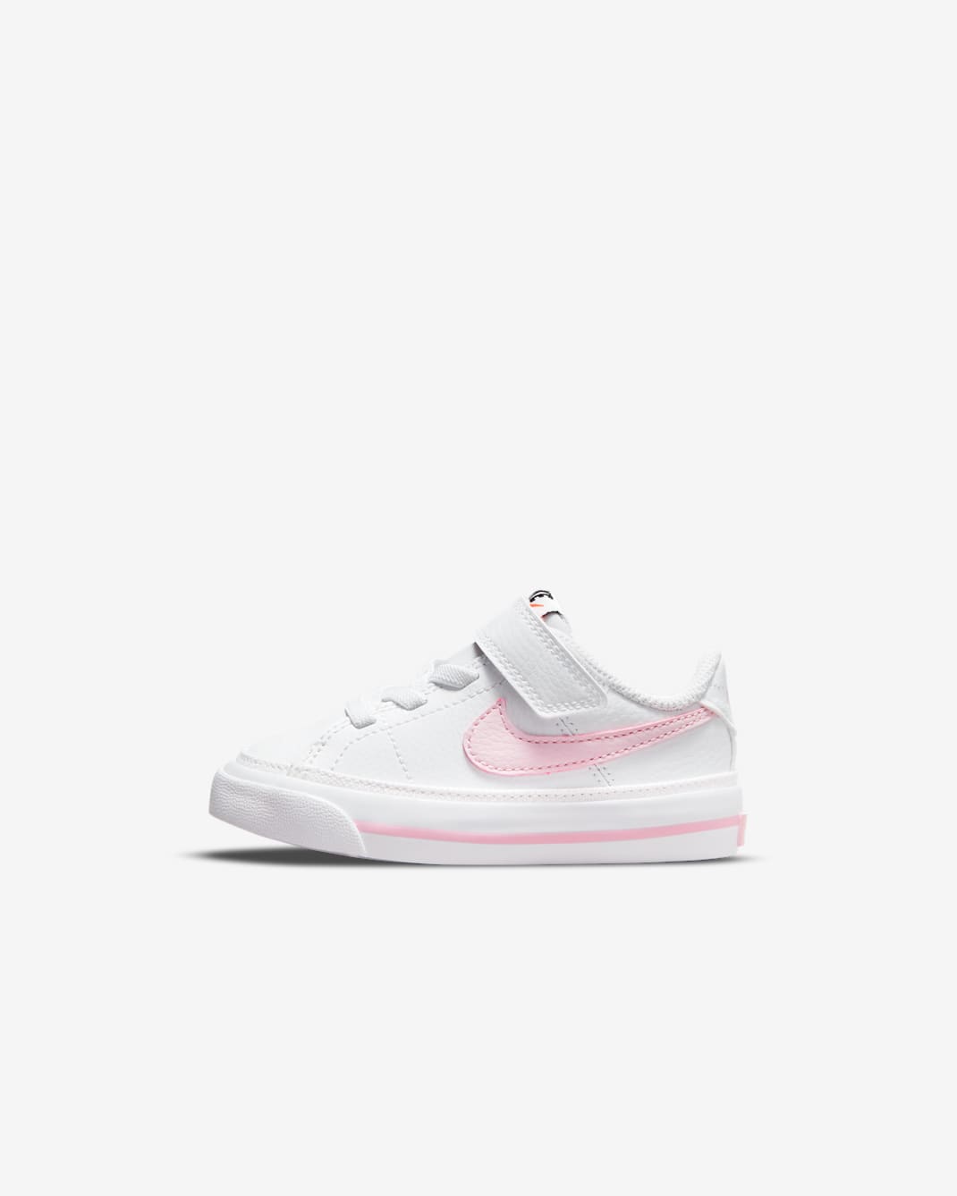 NikeCourt Legacy Baby/Toddler Shoes - White/Pink Foam