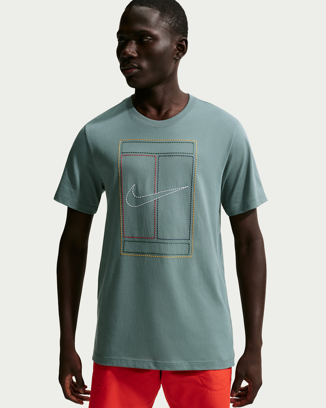 NikeCourt Heritage Men's T-Shirt - Mineral Slate