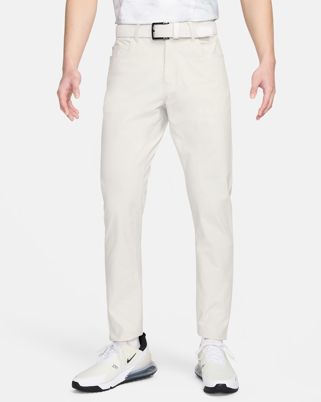 Nike Tour Men's 5-Pocket Slim Golf Trousers - Light Bone/Black