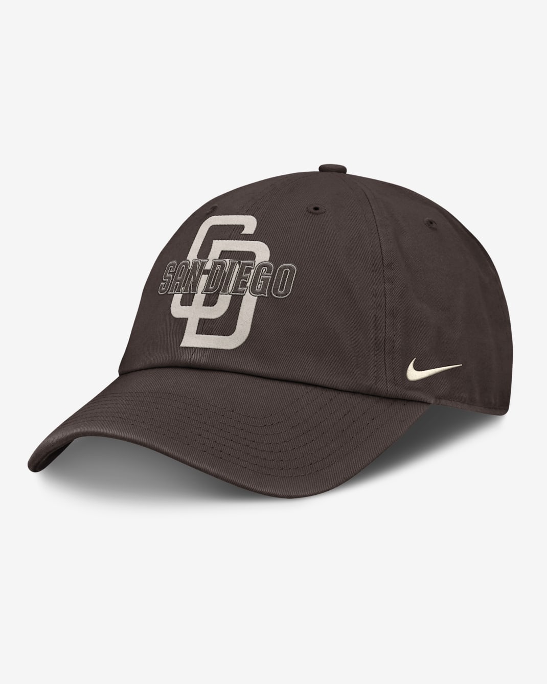 Gorra Nike de la MLB ajustable para hombre San Diego Padres Statement Club - Ceniza oscuro