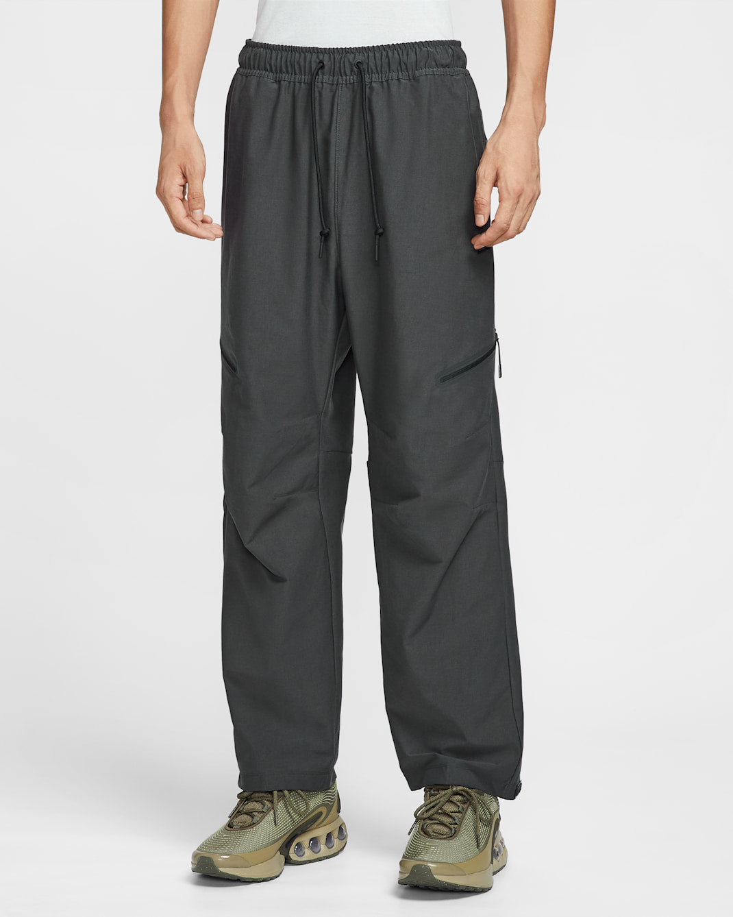 나이키 테크 남성 쇼리 루즈 팬츠 - 앤트러사이트/블랙