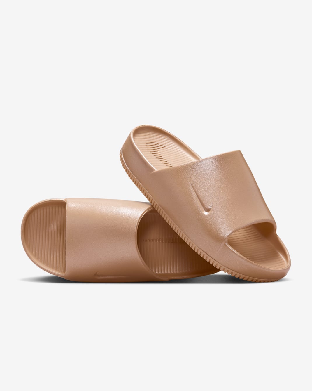 Nike Calm Women's Slides - Hemp/Hemp/Hemp